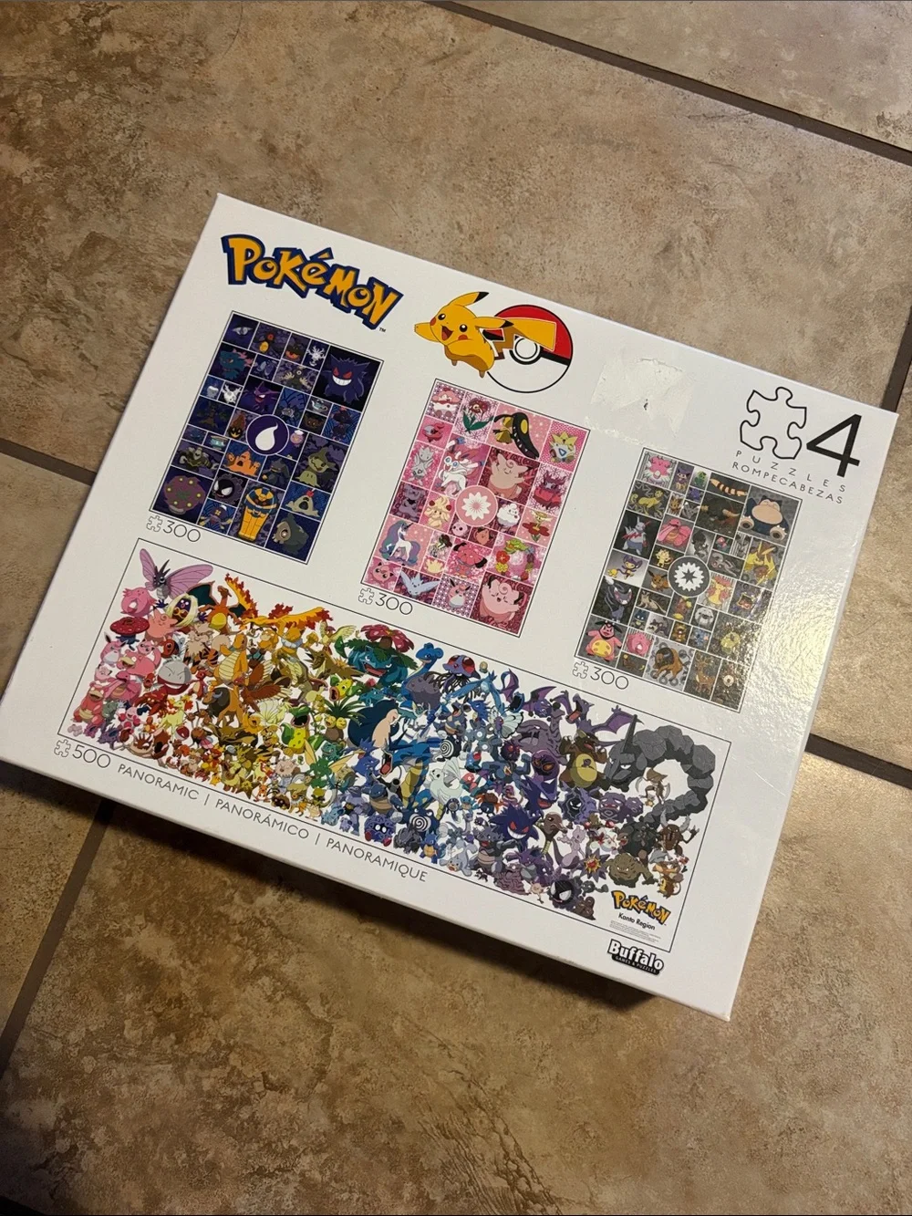 Three 300 piece Pokémon puzzles!